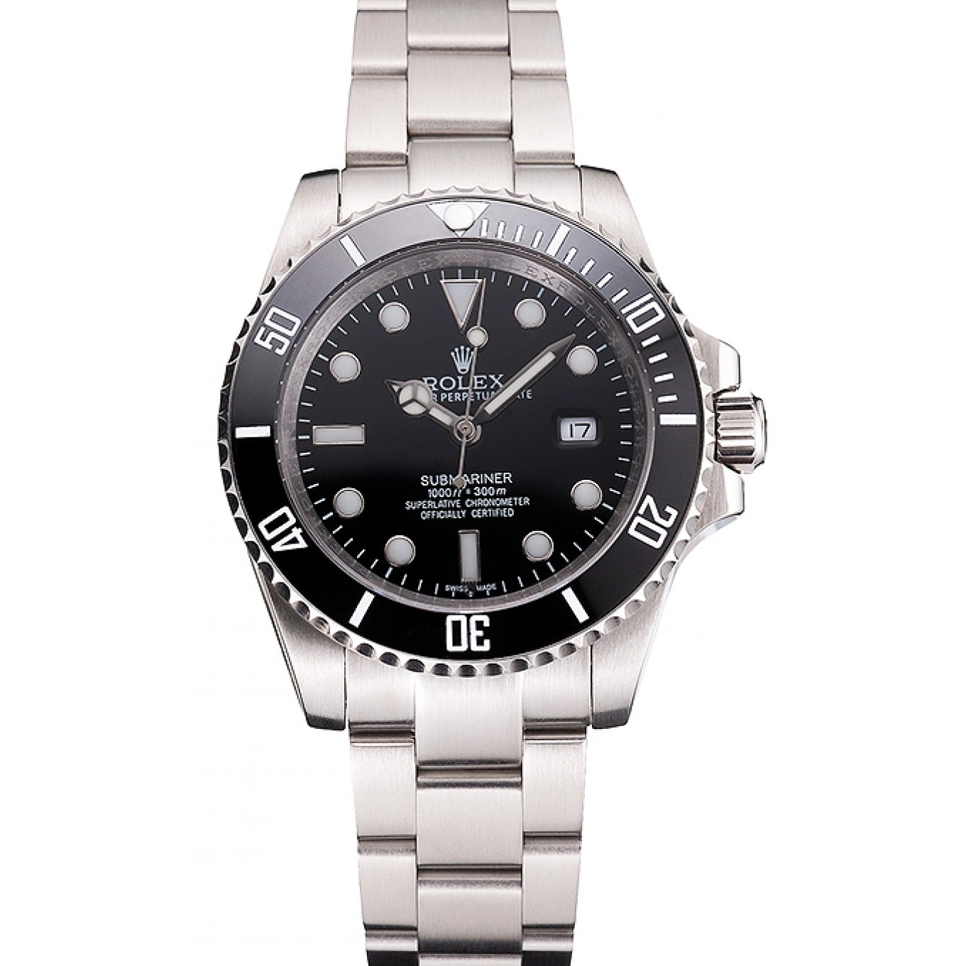 Rolex copies cheap Small Rolex Date Swiss Black Steel Stainless Bezel Bracelet And And Submariner Case Dial 0523